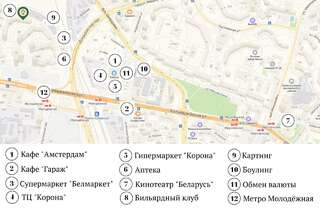 Апартаменты Apartment Roomer 6 Минск Апартаменты с 1 спальней-21